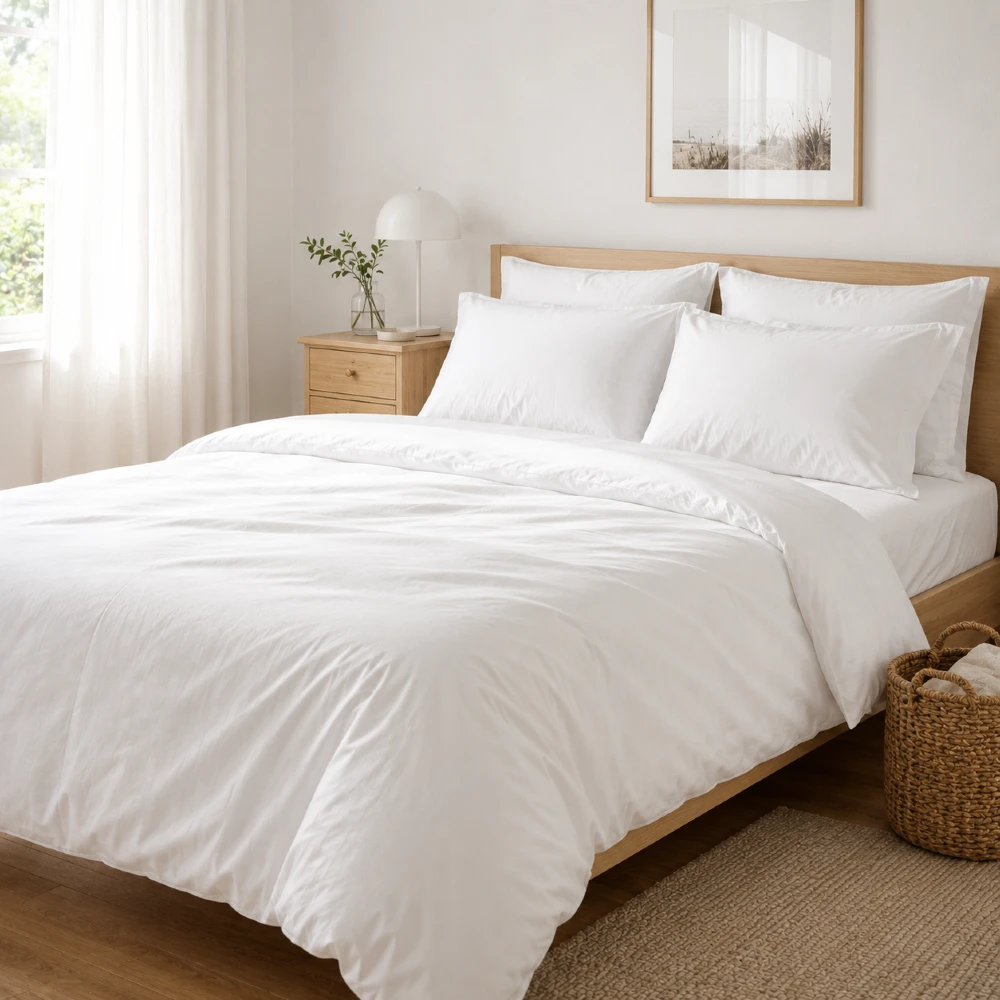 IKEA NATTJASMIN Sateen Duvet Cover Set