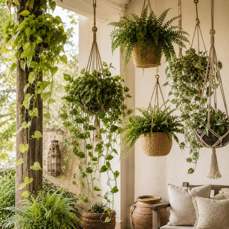 Build a Lush Hanging Plant Display