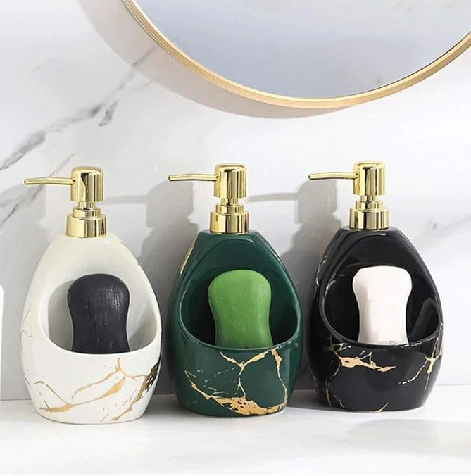 Ceramic-Look Soap Dispenser