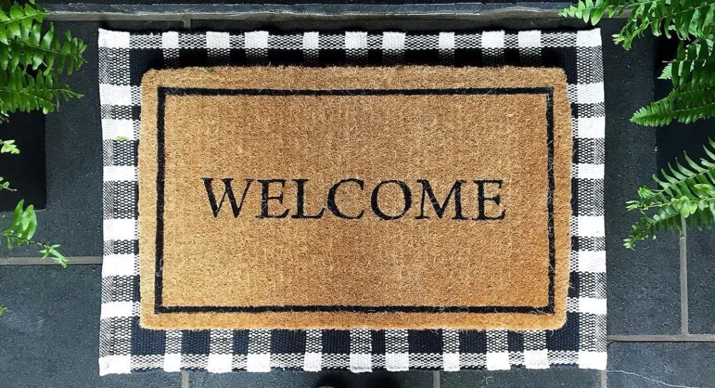 Layered Doormat Look