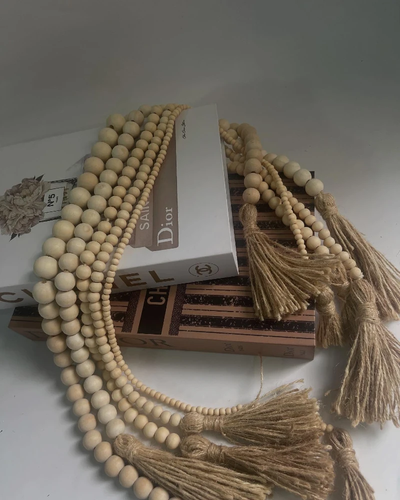 Wooden Bead Garland