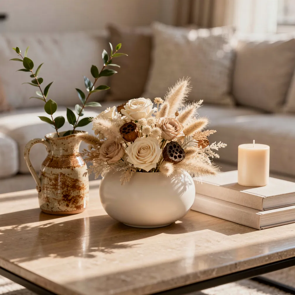 Restyled Faux Flower Refresh