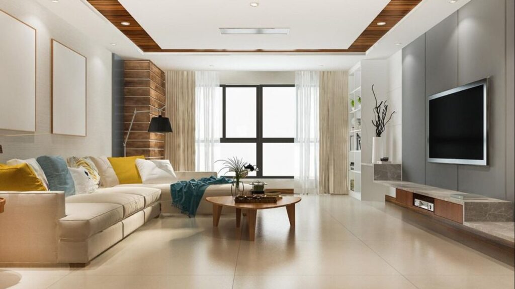 Paint the ceiling the same color as the walls