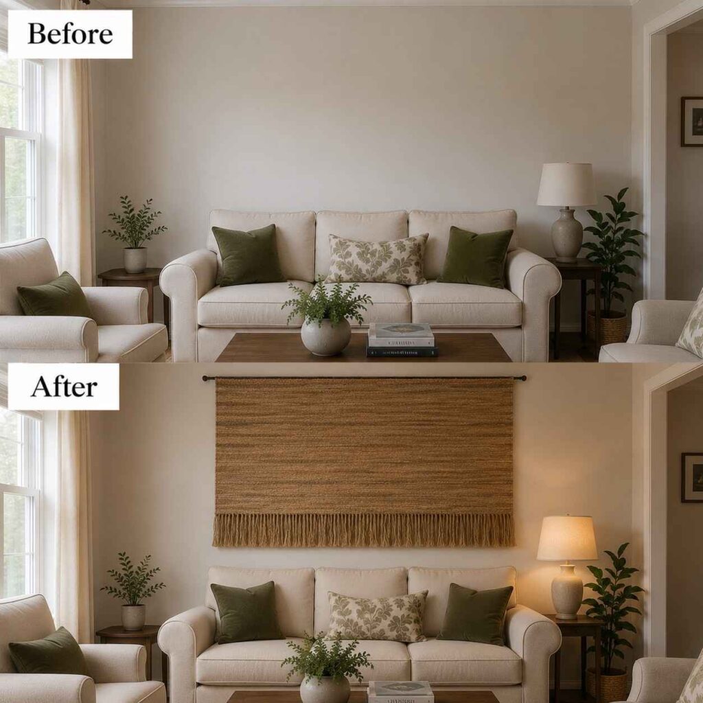 The $35 Fabric Wall Hanging: Textile Art That Warms a Room Instantly