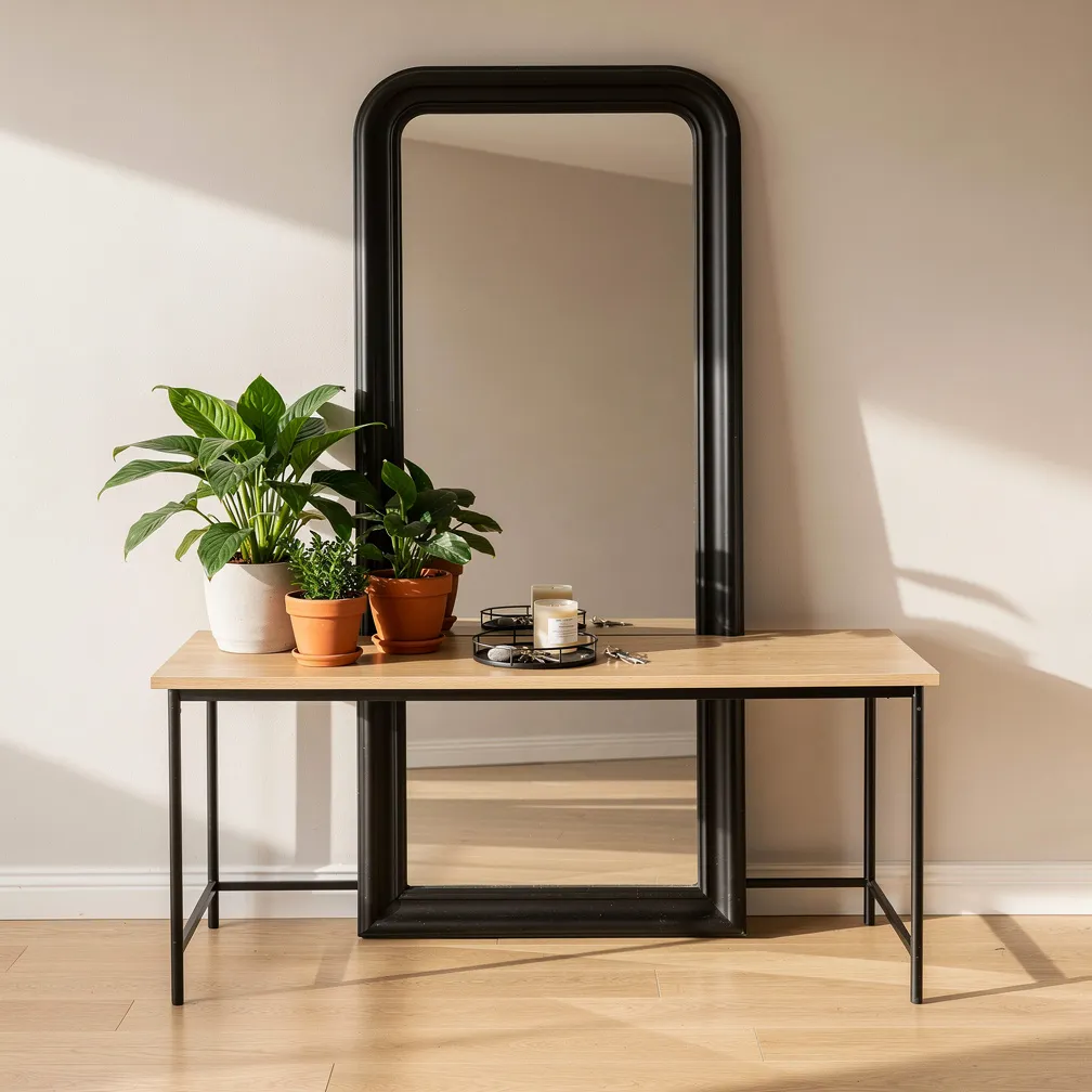 Spray Painted Mirror Frame