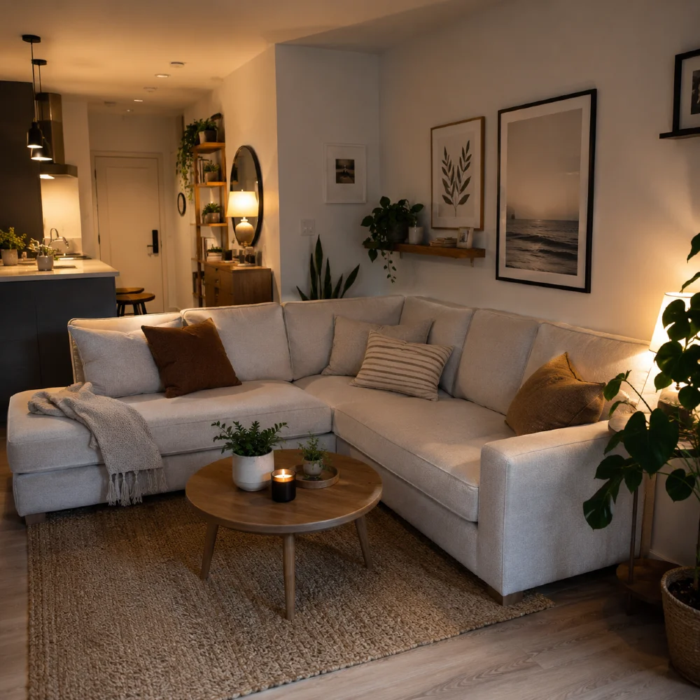 L-Shaped Furniture Layout