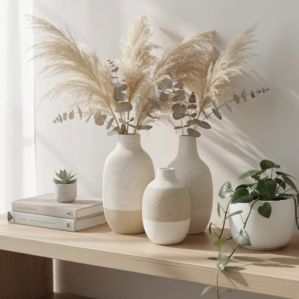 Baking Soda Paint Vases
