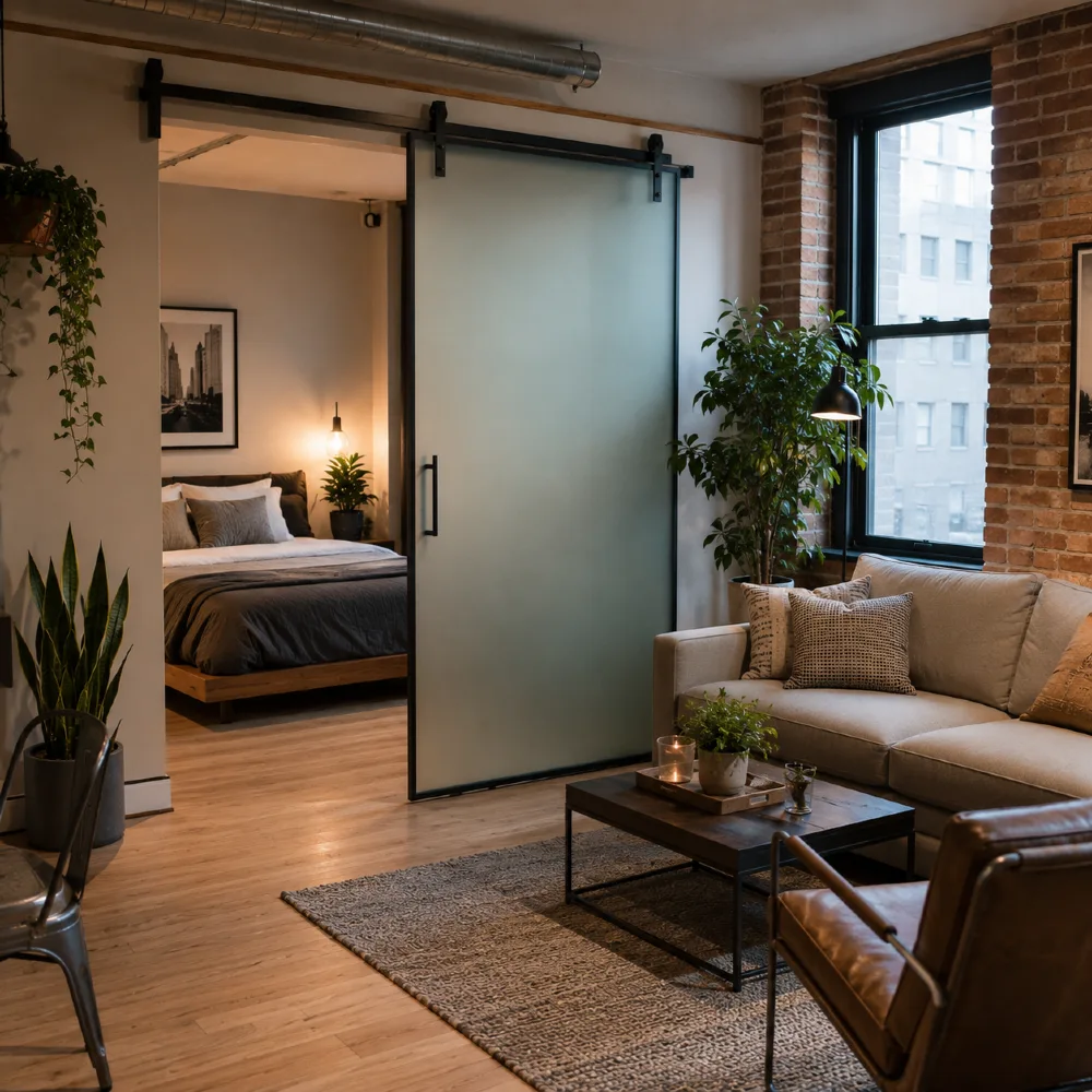 Sliding Door Divider