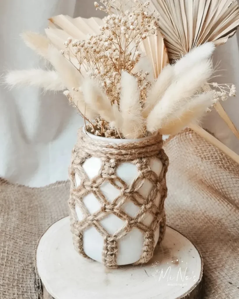 Twine Wrapped Vase