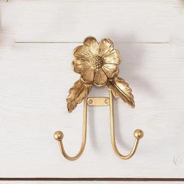 Gold Geometric Wall Hooks