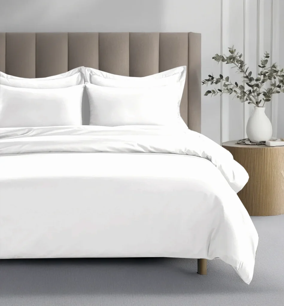 Use 300 to 500 thread count percale sheets.