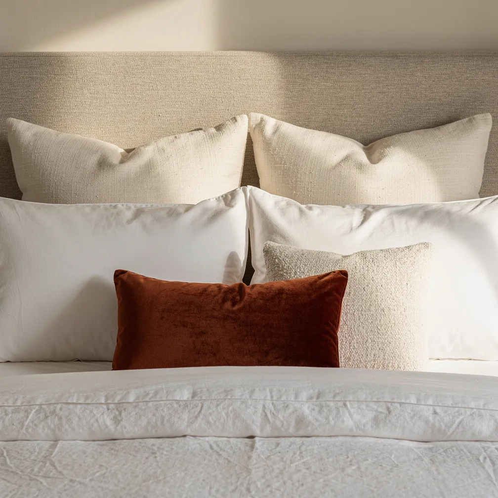 Step 4: Stack the Pillows the Designer Way