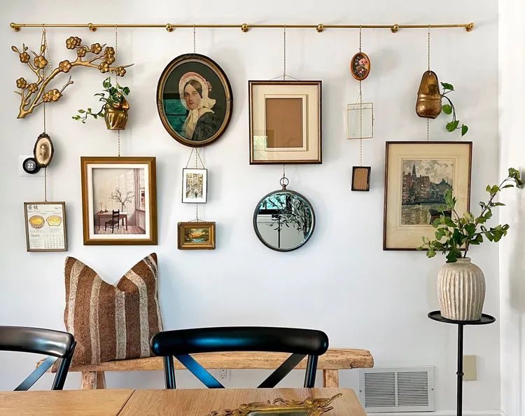 Hang a vintage gallery wall. 
