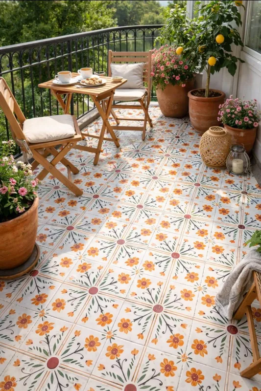 Removable Vinyl Floor Tiles