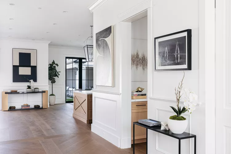 Add wood paneling or a wainscoting accent. 
