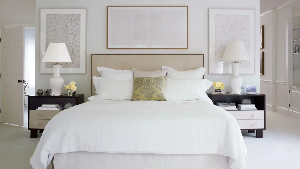 Use white or pastel sheets as the base